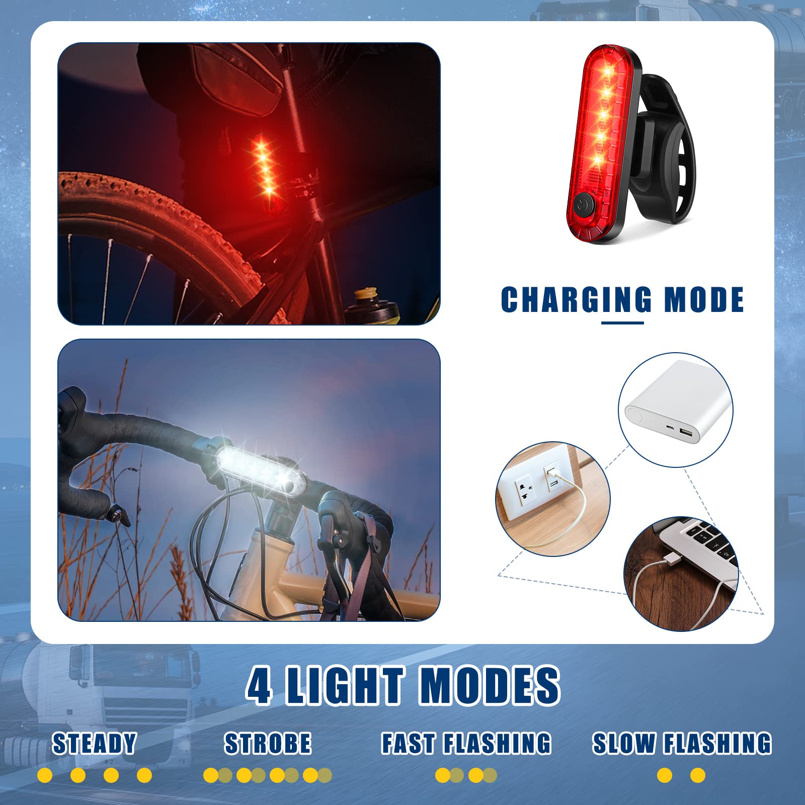 Jerify red taillight close-up showing compact waterproof design