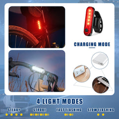 Jerify red taillight close-up showing compact waterproof design