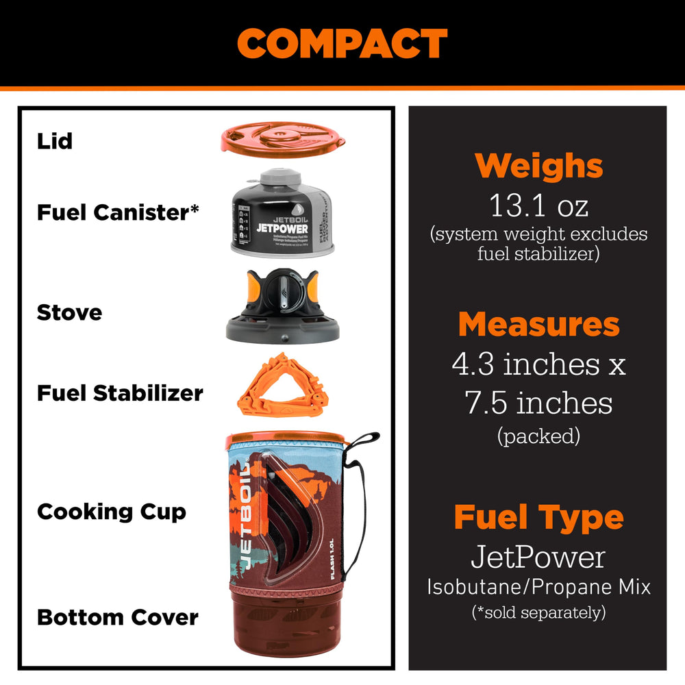 Jetboil Flash paired with Silicone Coffee Press and Pot Support for versatile campsite cooking