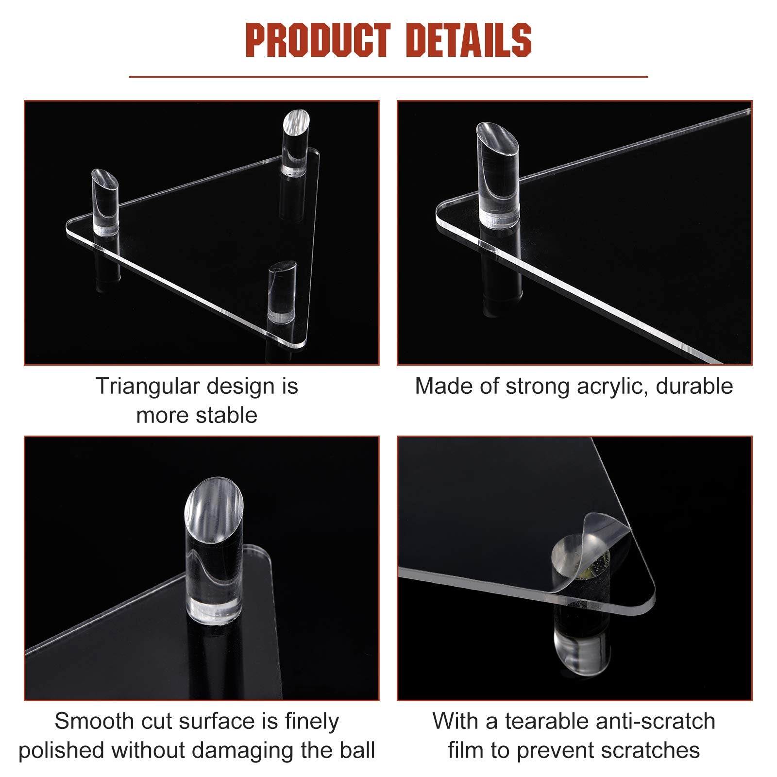 Jetec multiple stands arranged on shelf creating organized collection display