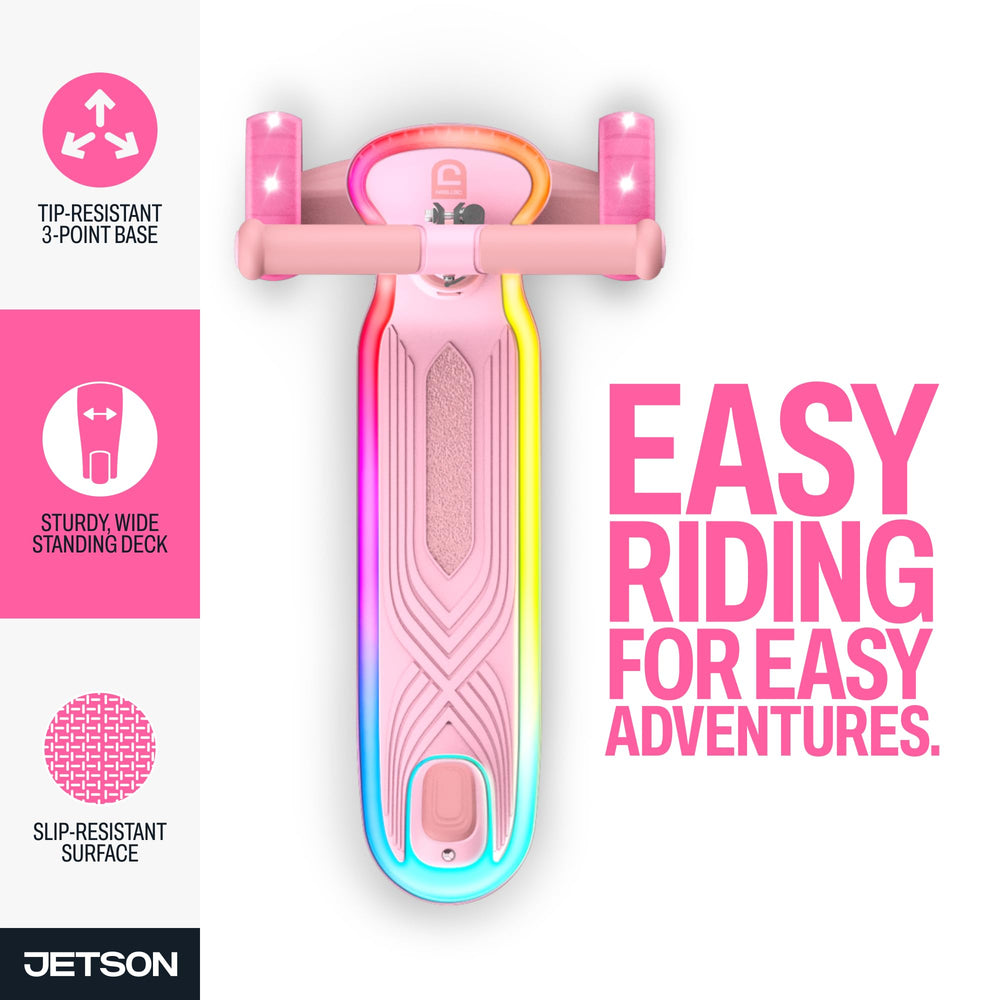 Jetson Twee wheels and underside detail demonstrating smooth-rolling performance