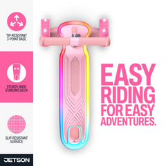 Jetson Twee wheels and underside detail demonstrating smooth-rolling performance