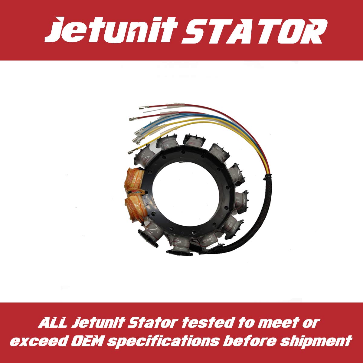 jetunit stator wiring connector detail for reliable electrical connection benefit