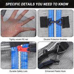 Jexine close-up of PE mesh texture demonstrating durable, breathable material