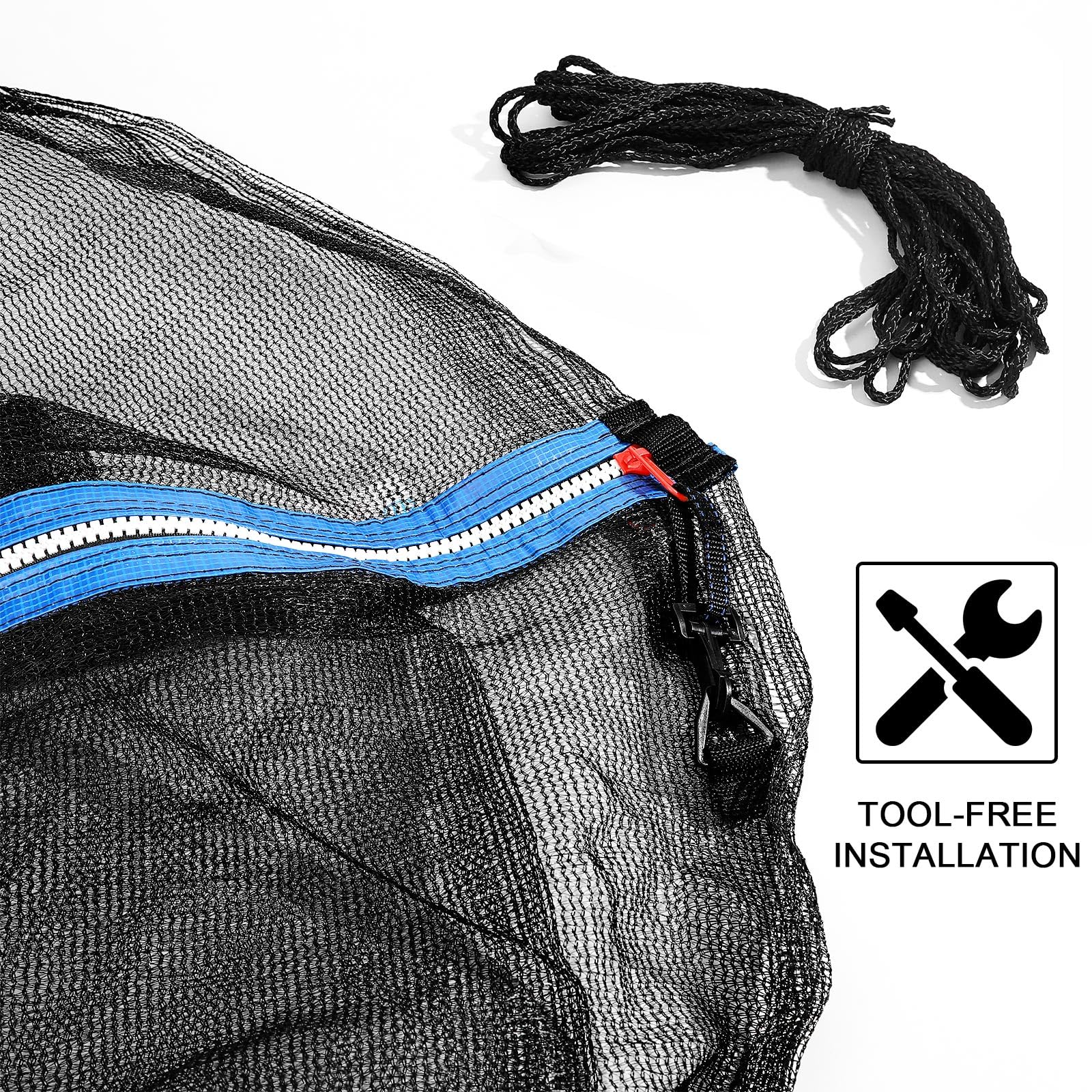 Jexine folded net compact for storage showing space-saving convenience
