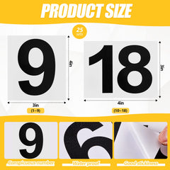 Jexine sticker backside revealing strong adhesive for quick application
