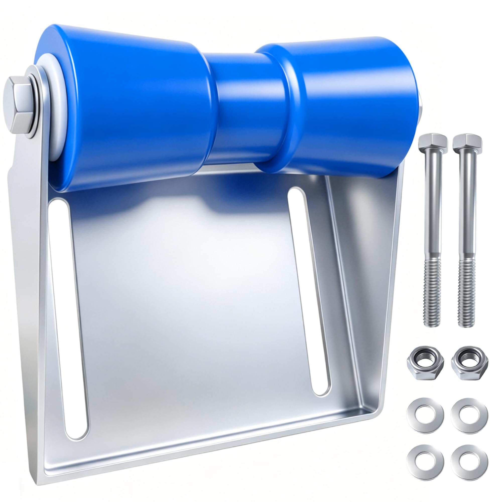 JFATXTT front view of roller and bracket showing durable assembly for easy launches
