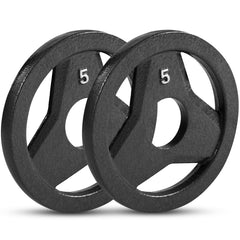 JFIT cast iron plates front view showing professional finish and clear weight markings
