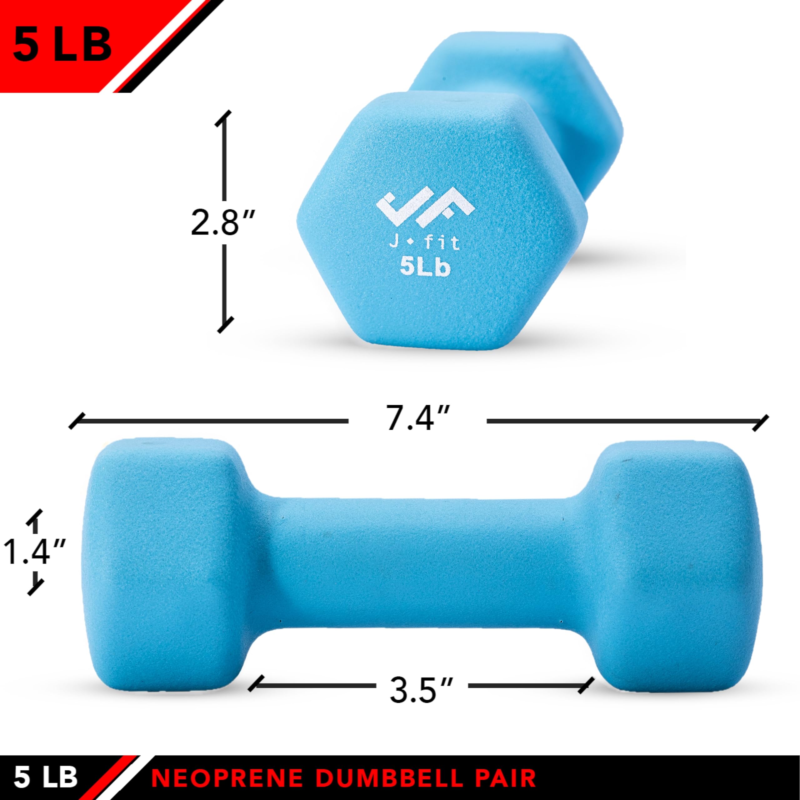 JFIT close-up of neoprene grip highlighting comfortable non-slip texture