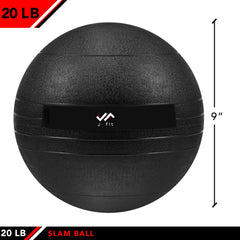 JFIT slam ball close-up of textured shell providing superior grip and tactile control