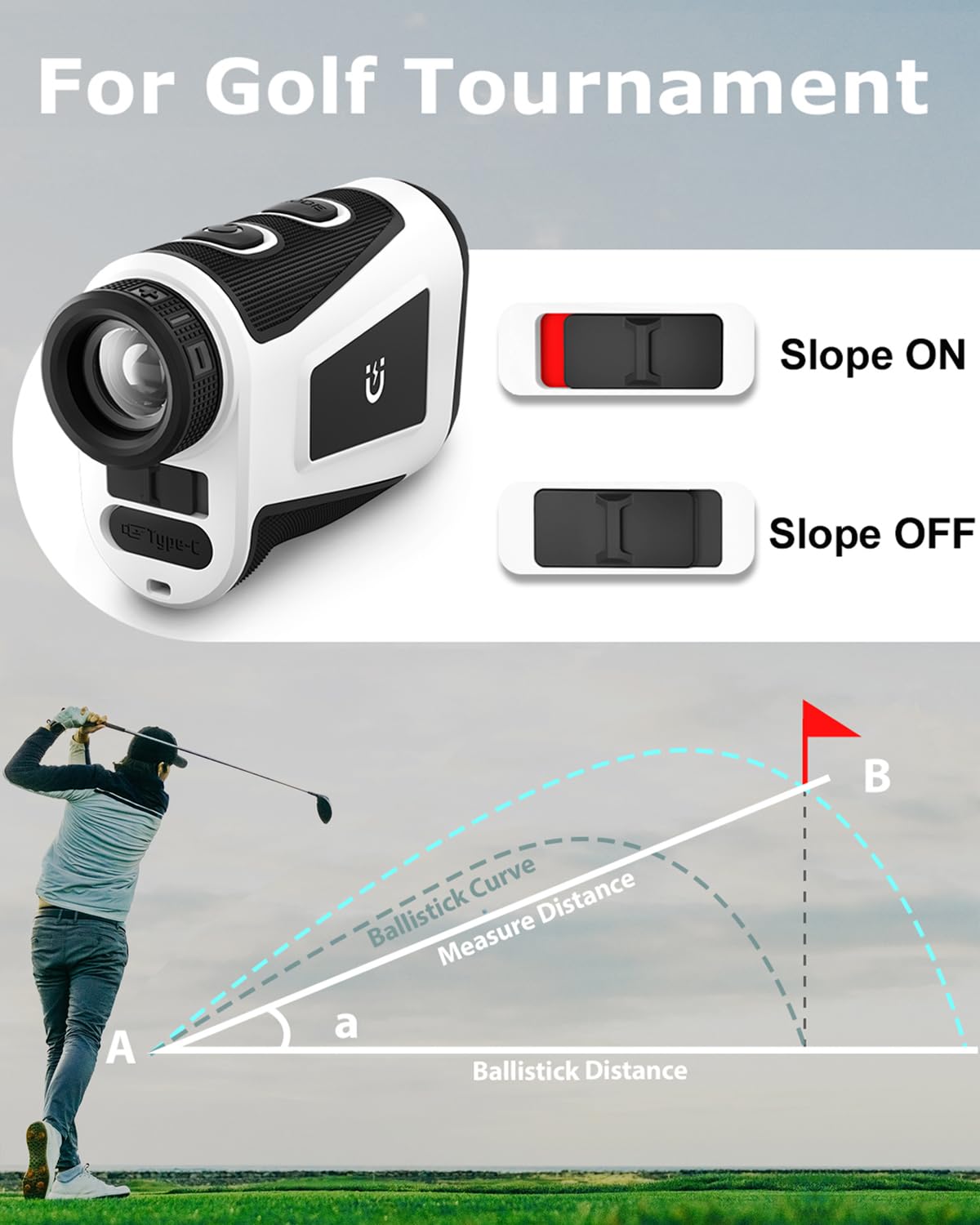 jiehome attached to golf cart magnetically for quick access between shots