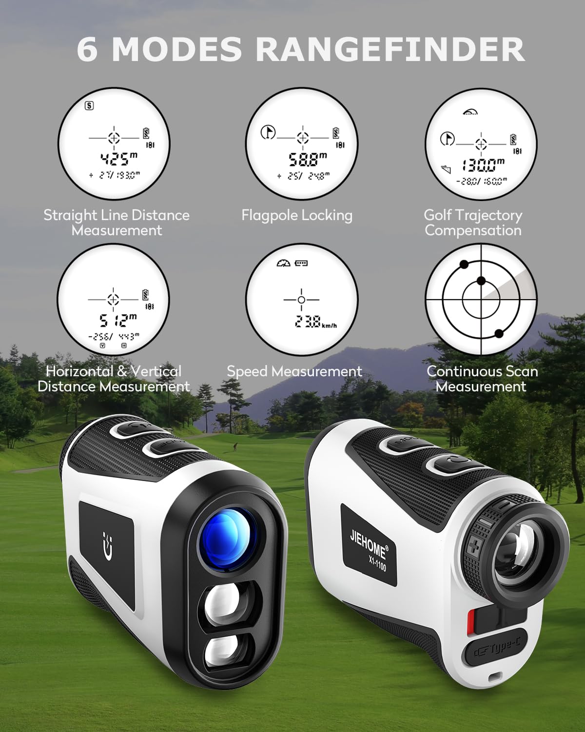 jiehome side detail showing slope on/off switch for tournament-compliant use