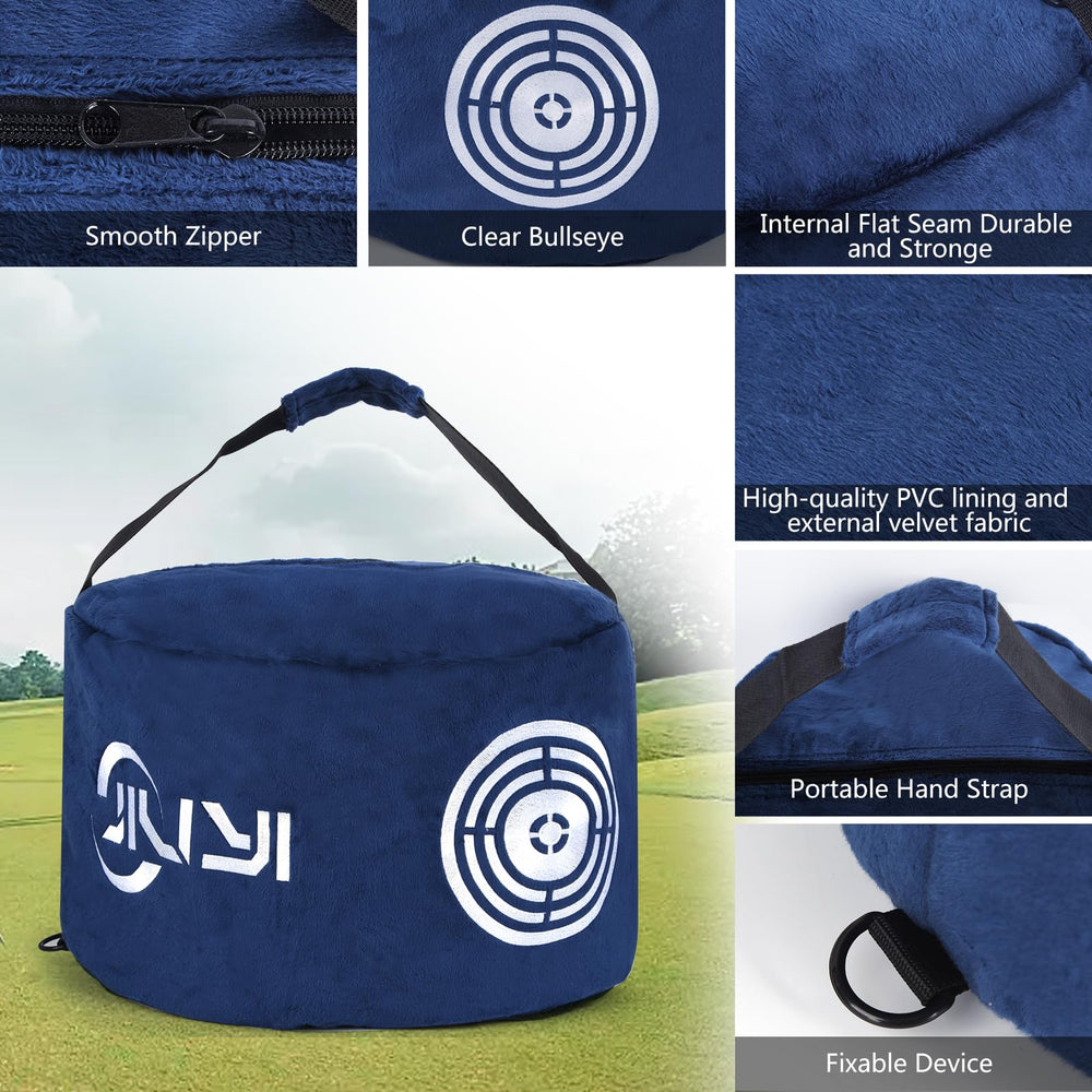 JIUYIBC bag set up in garage practice area enabling convenient training