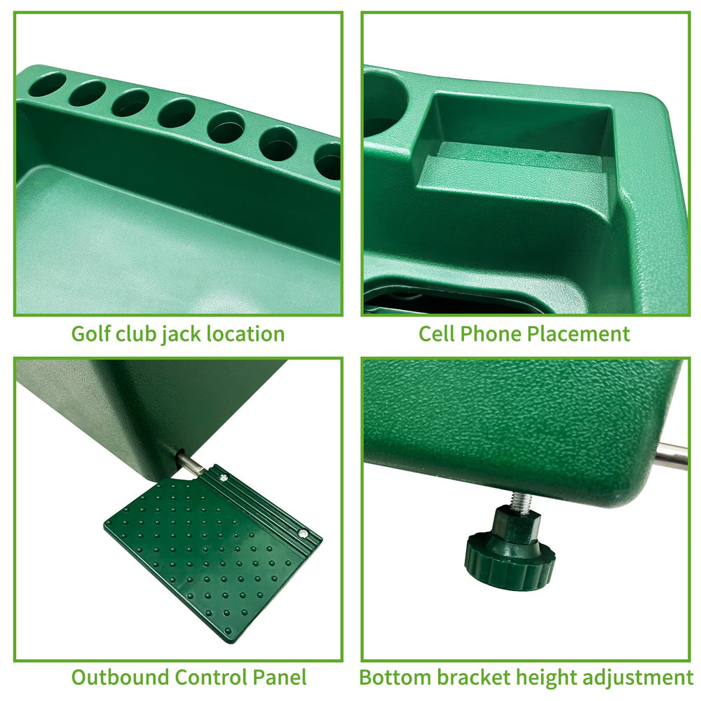 JJM dispenser adjustable feet detail for stable setup on uneven surfaces