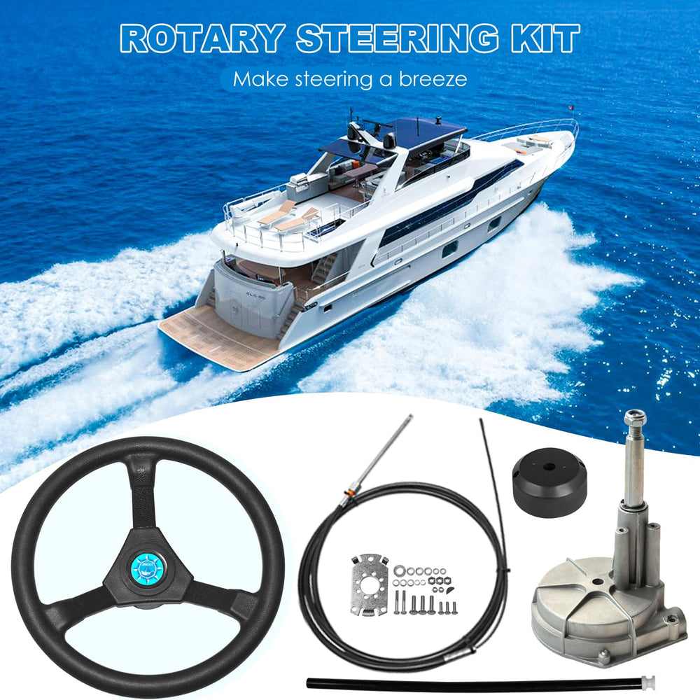 JNDO rotary helm closeup highlighting aluminium finish and corrosion resistance