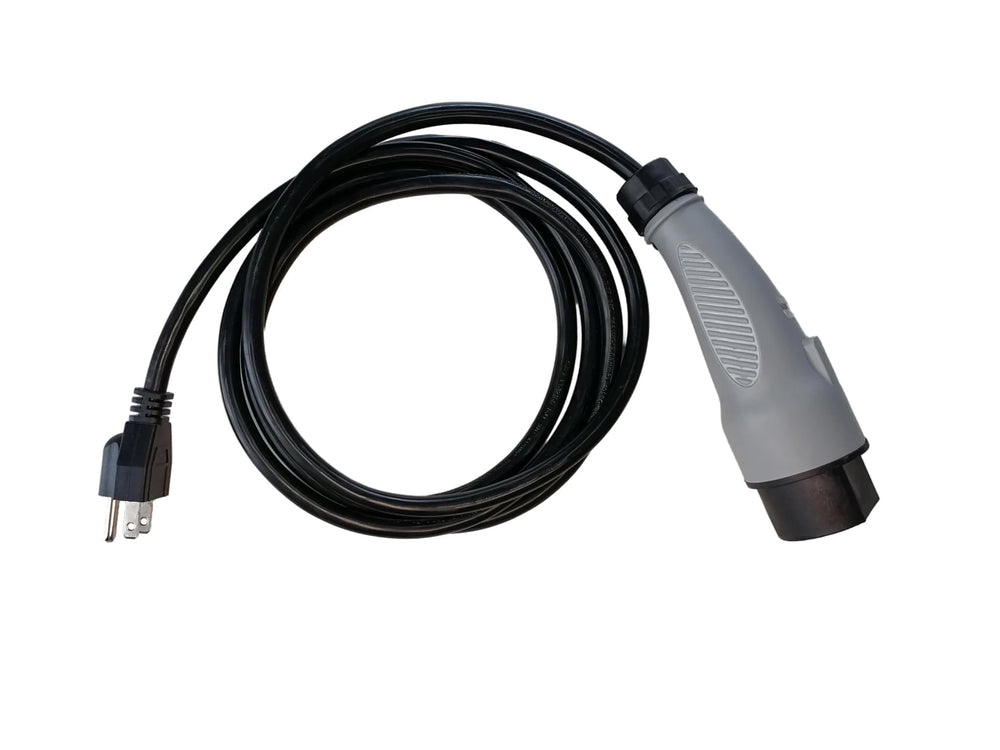 JOEEGO wall plug end view showing standard outlet compatibility