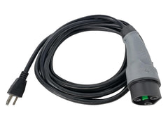 JOEEGO front view of charging cord assembly showing robust cable and plugs for secure charging