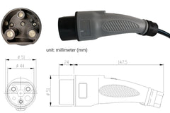 JOEEGO molded plug close-up showing strain relief and long-lasting durability