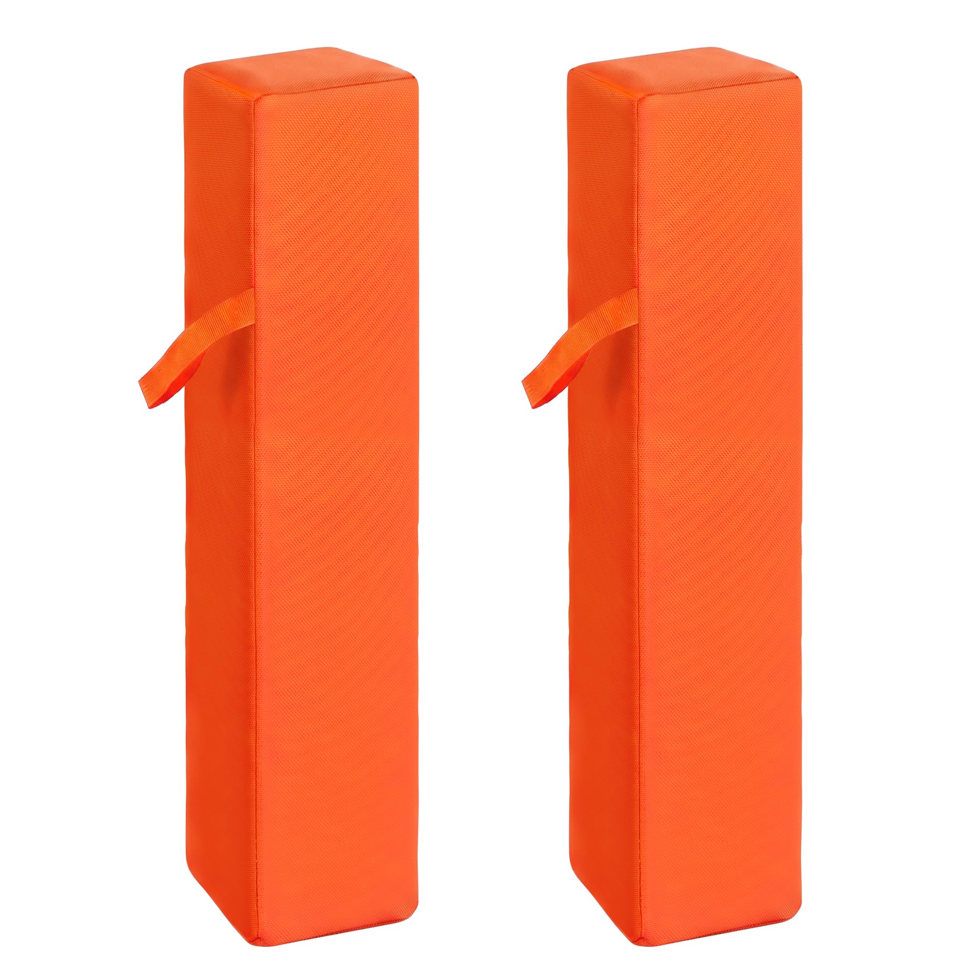 Joewuzun orange pylons front view showing vivid color and visibility