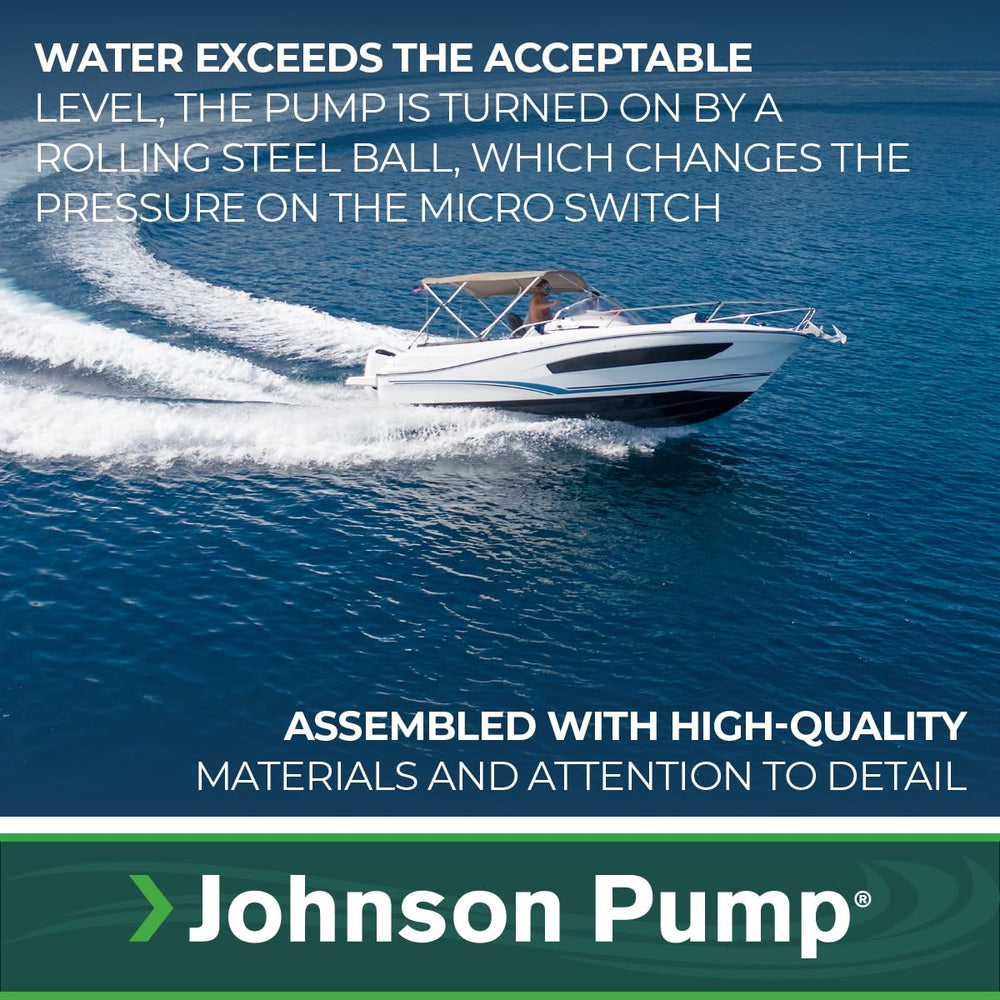 Johnson Pump AS888 scale comparison next to a screwdriver showing compact size benefit