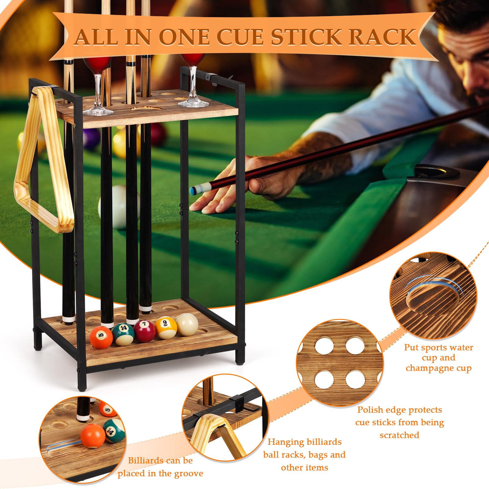 Jolensoy top recessed cup holders demonstrating secure drink placement