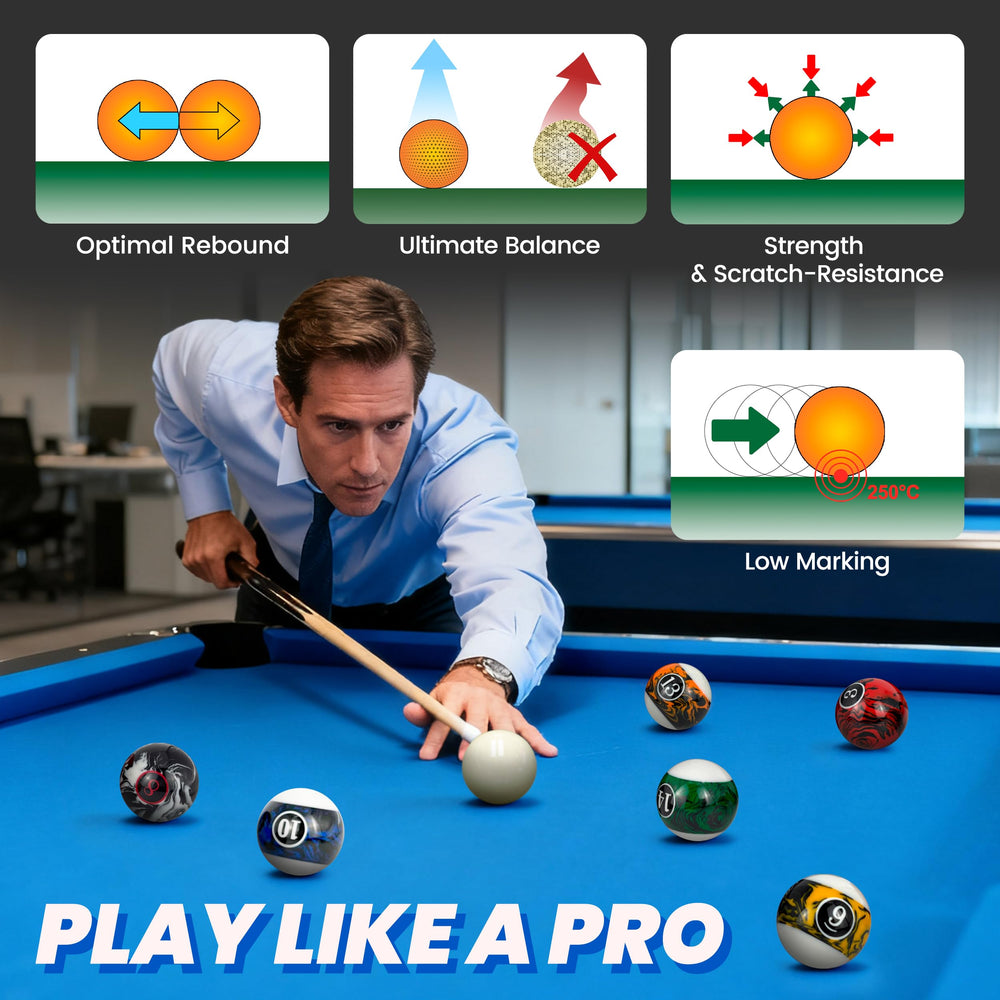 JOLORLY interior foam dividers protecting each ball, preventing scratches during storage and transport