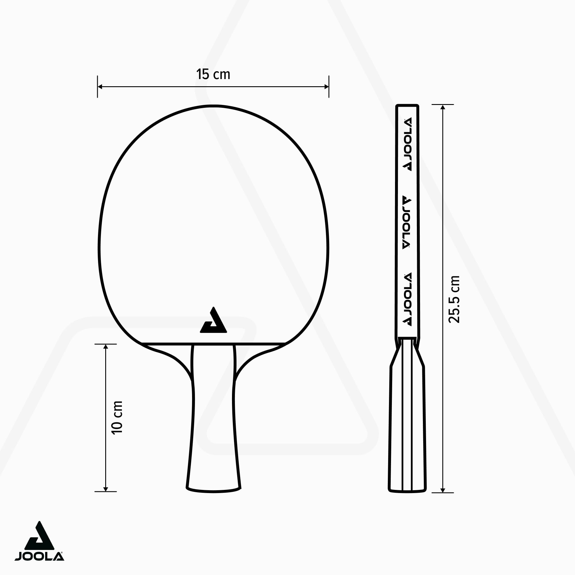 JOOLA Carbon Pro rubber texture detail demonstrating spin potential