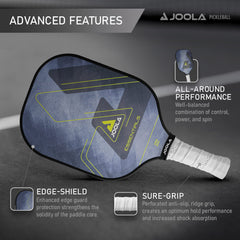 JOOLA honeycomb core cross section showing balanced power and touch