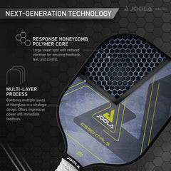 JOOLA white ridge grip detail for secure, comfortable hold