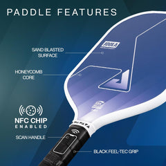 JOOLA handle and edge detail highlighting grip comfort and durable construction