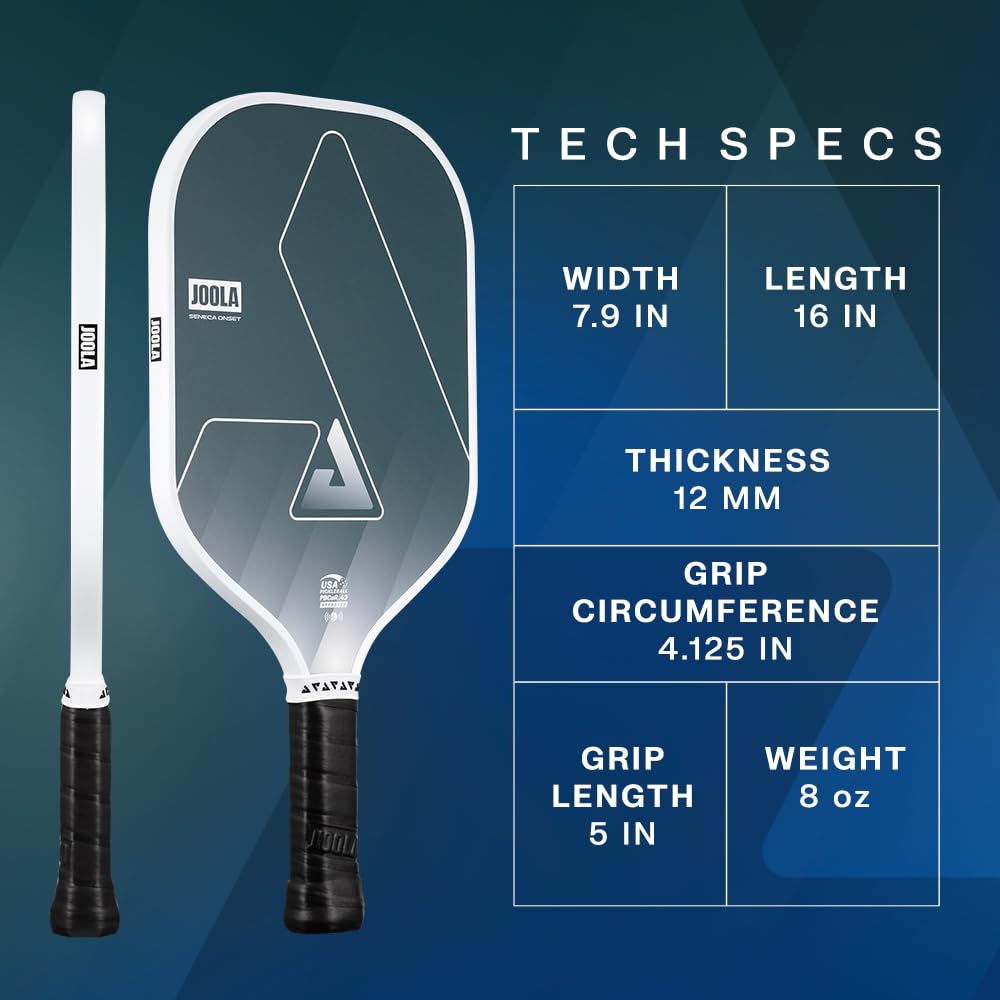 JOOLA paddles in use during doubles rally demonstrating lightweight maneuverability