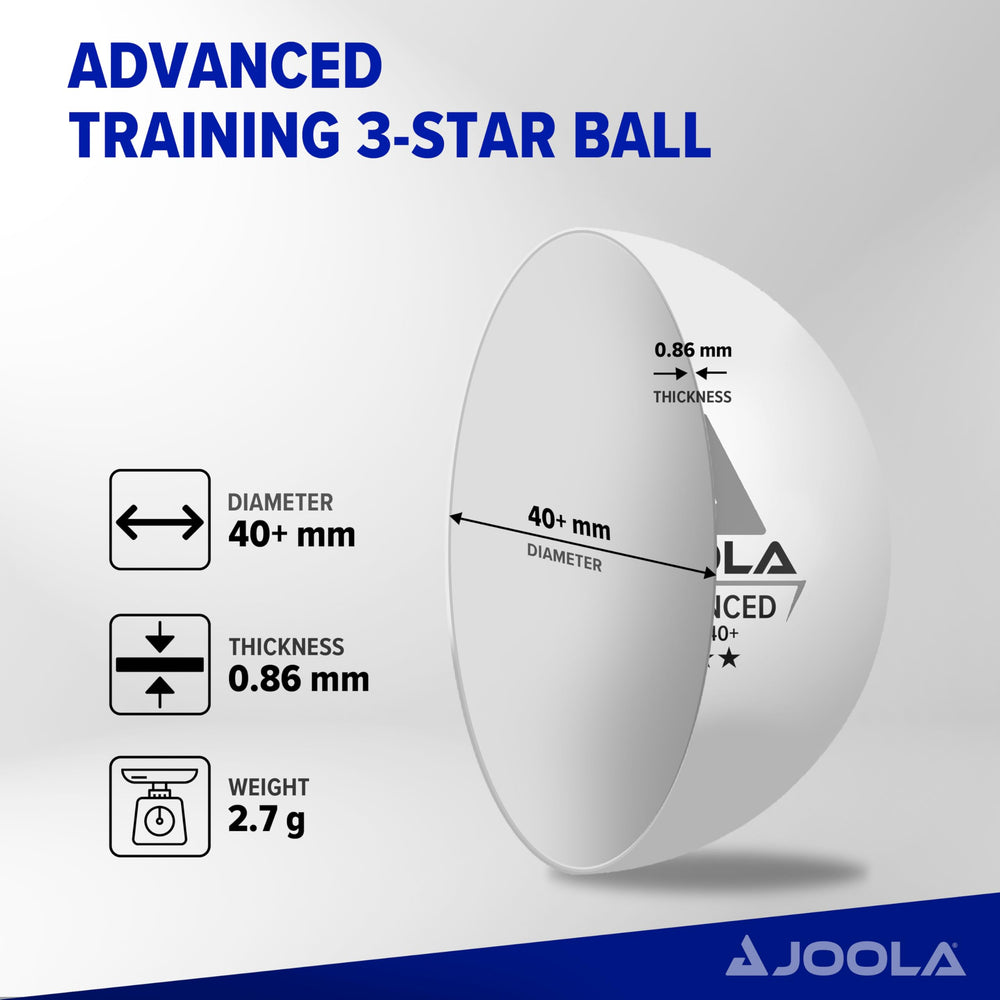 JOOLA net fully extended across table to show fit and scale