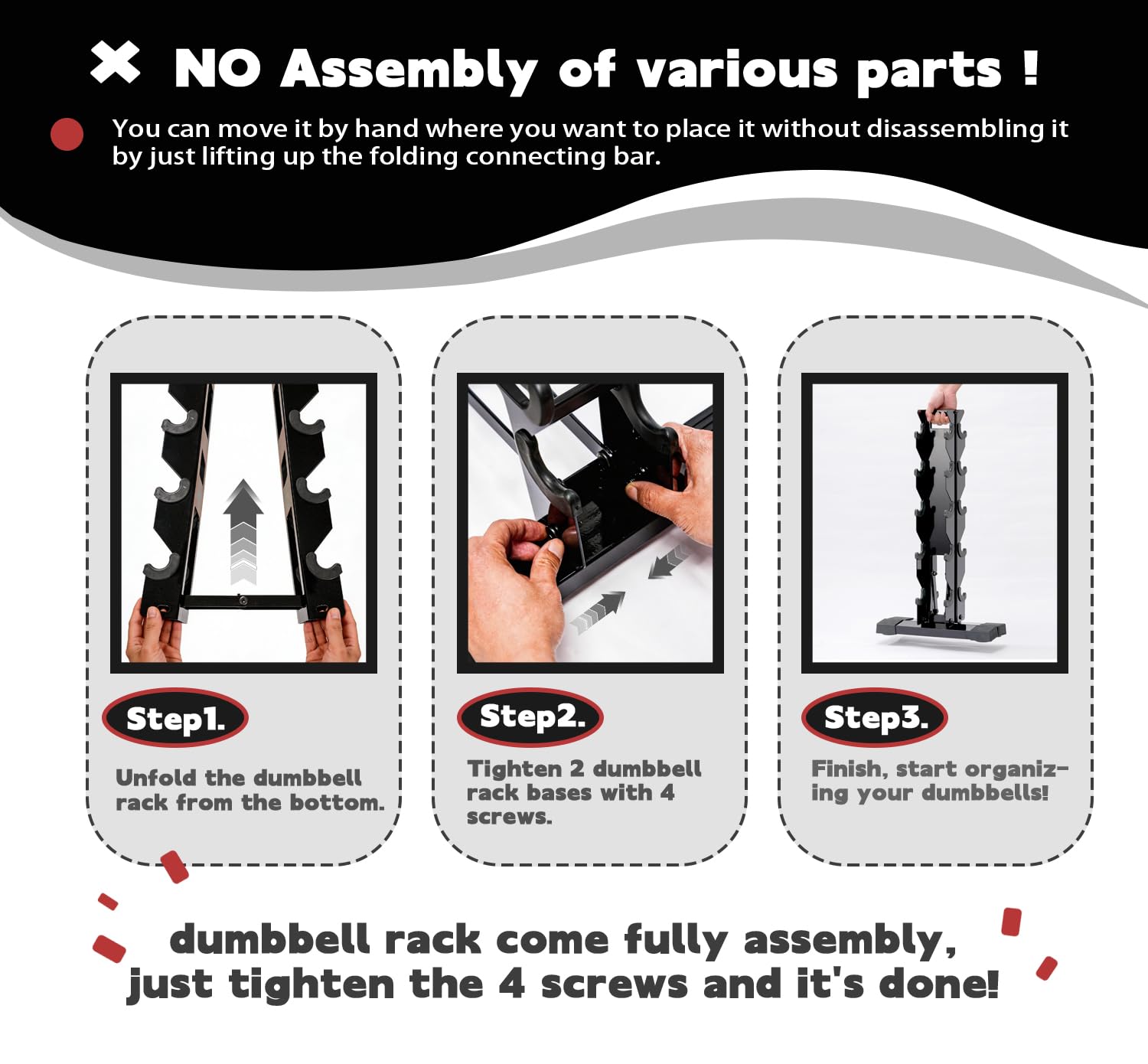 JORICY top handle close-up showing easy carrying and quick relocation benefit