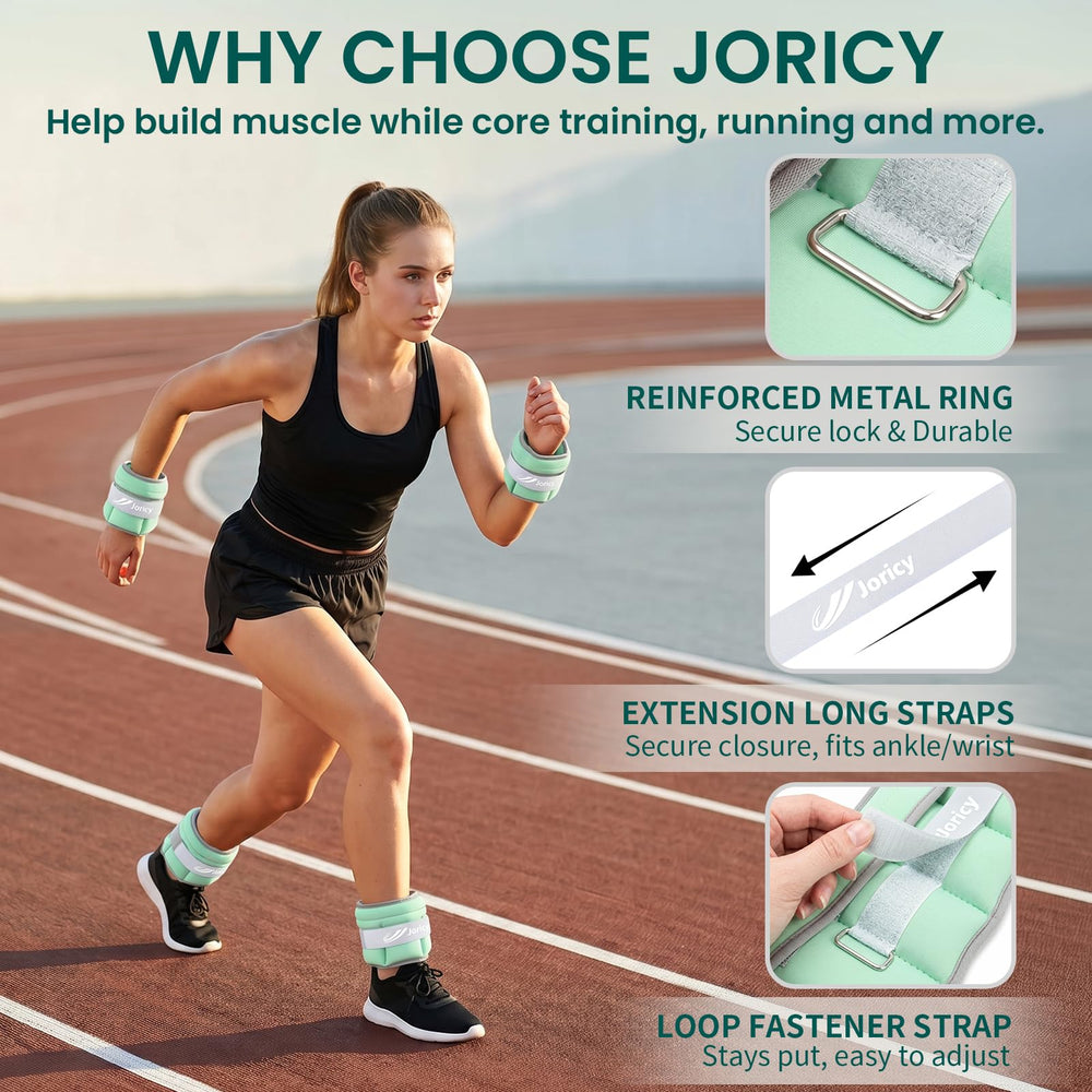 JORICY pile of iron-shot weight inserts showing consistent resistance and durability