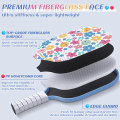 JOY SPOT! close-up of fiberglass face highlighting responsive power and scratch resistance