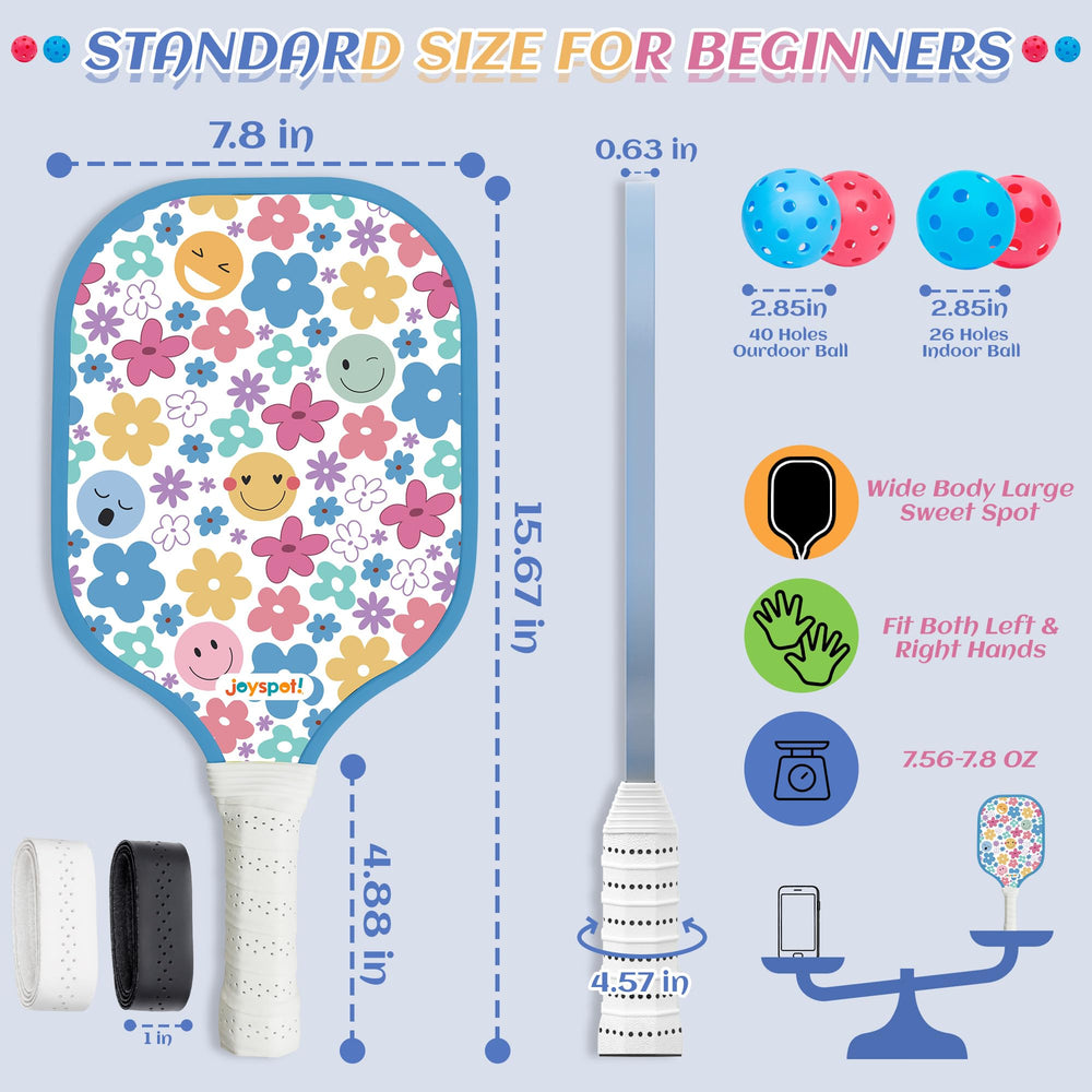 JOY SPOT! cushioned perforated handle detail providing sweat control and secure grip