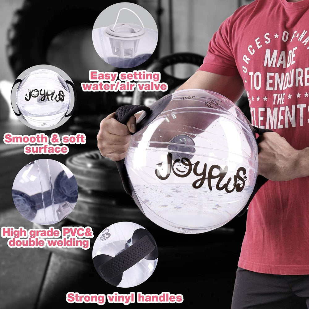 JOYPLUS close-up of reinforced handles and heavy stitching for secure grip and durability