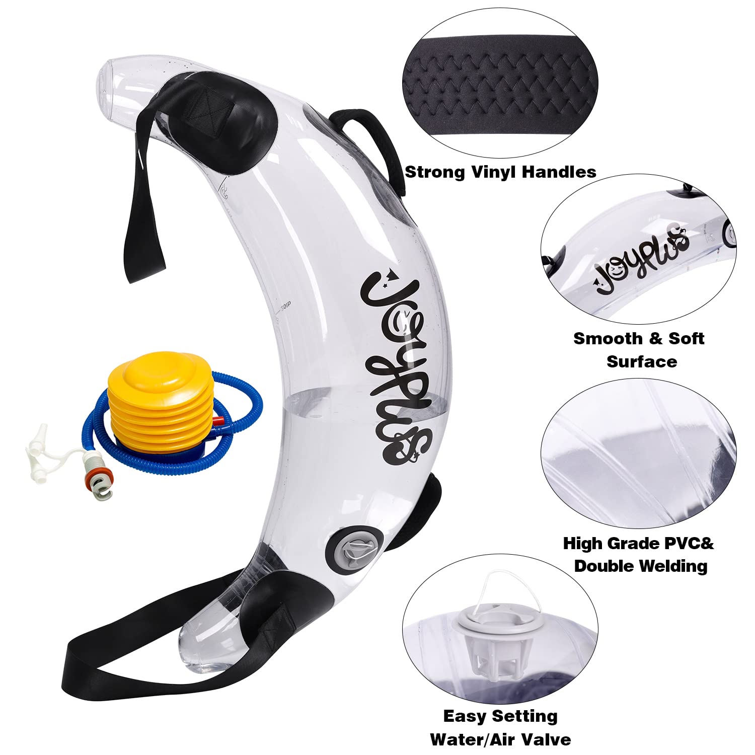 JOYPLUS no-leak closure detail demonstrating leak protection and safety benefit
