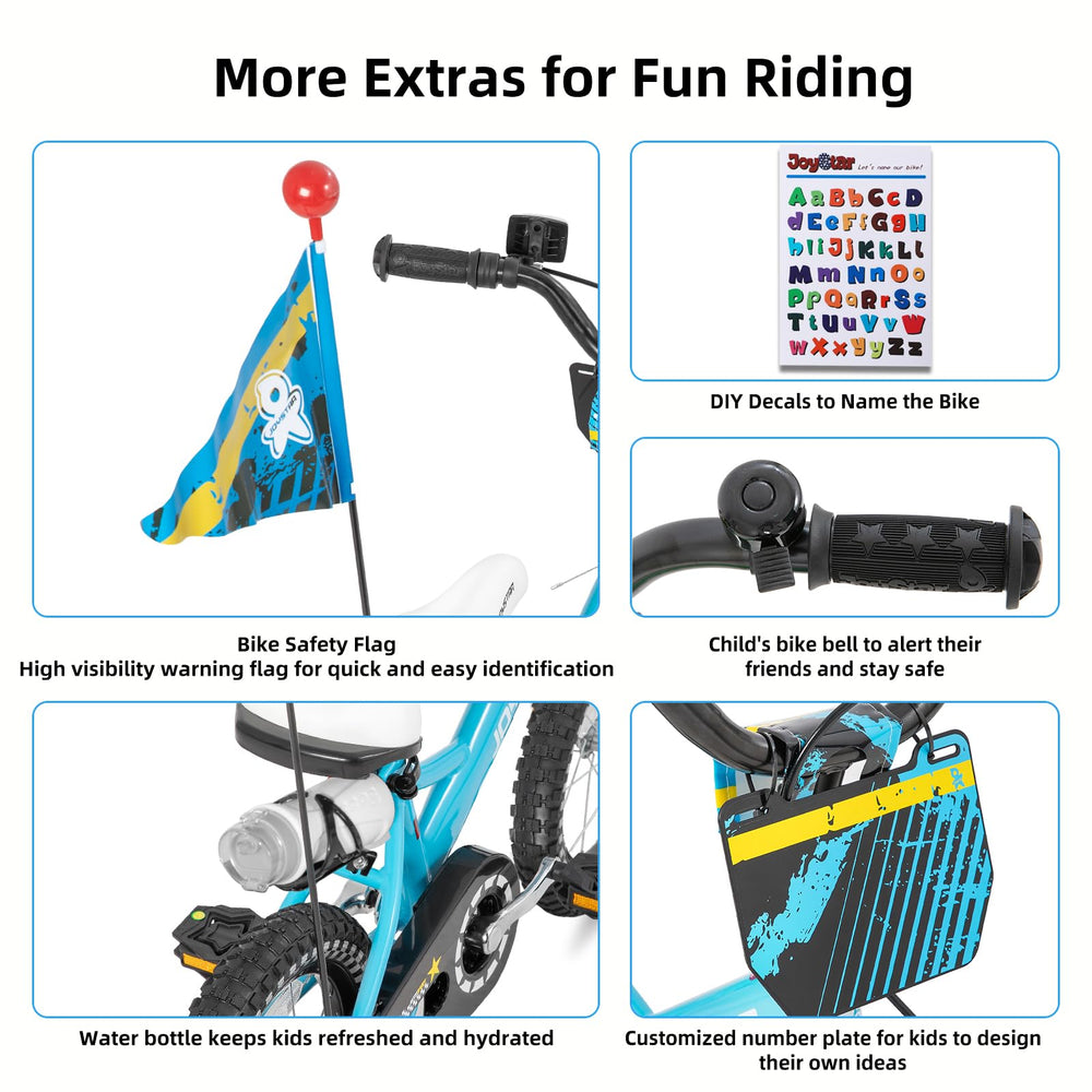 JOYSTAR enclosed chainguard and crank protecting little hands and clothes