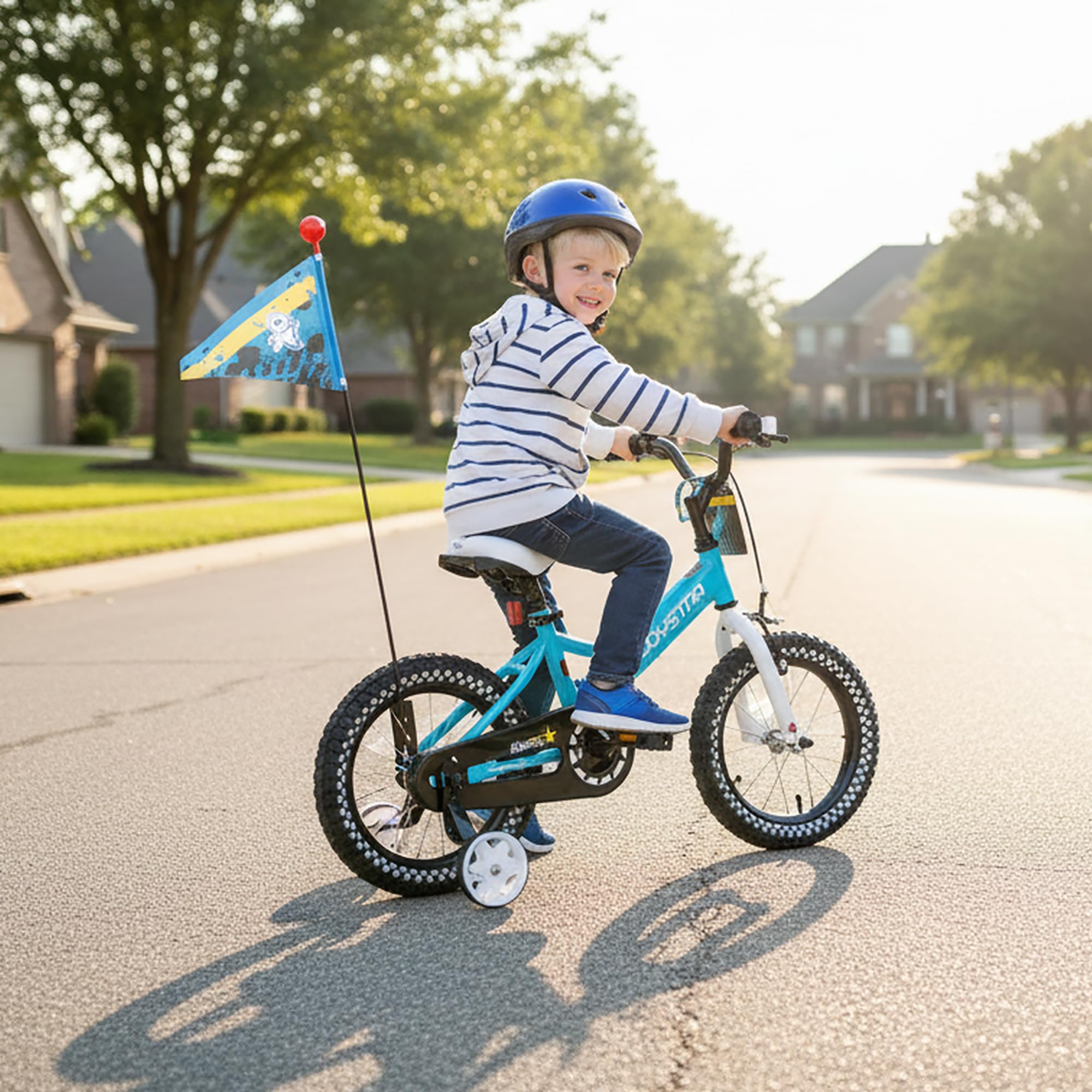 JOYSTAR handlebars with bell and brake lever for quick, safe stops