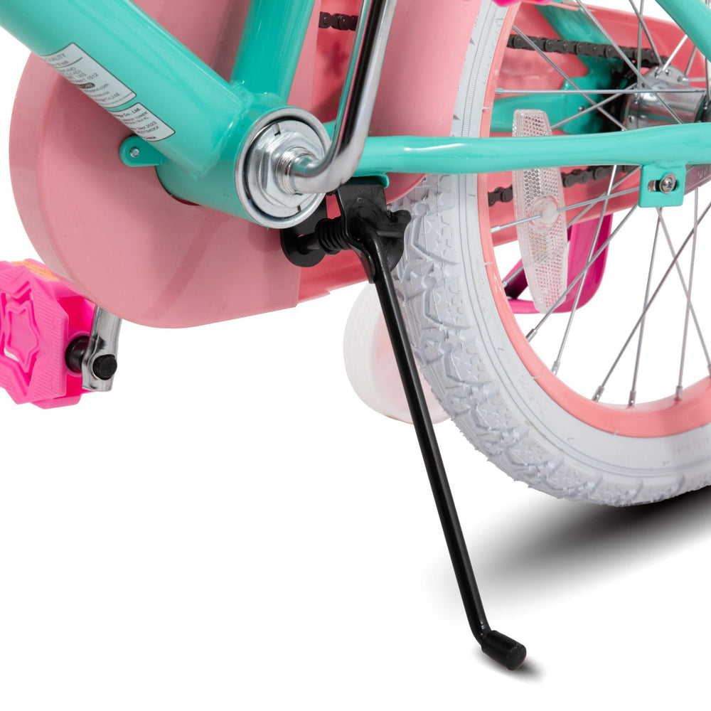 JOYSTAR wide 2.125 inch pneumatic tire tread for grip and a smooth ride