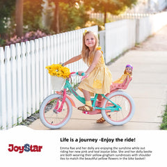 JOYSTAR removable training wheels installed to build balance and confidence