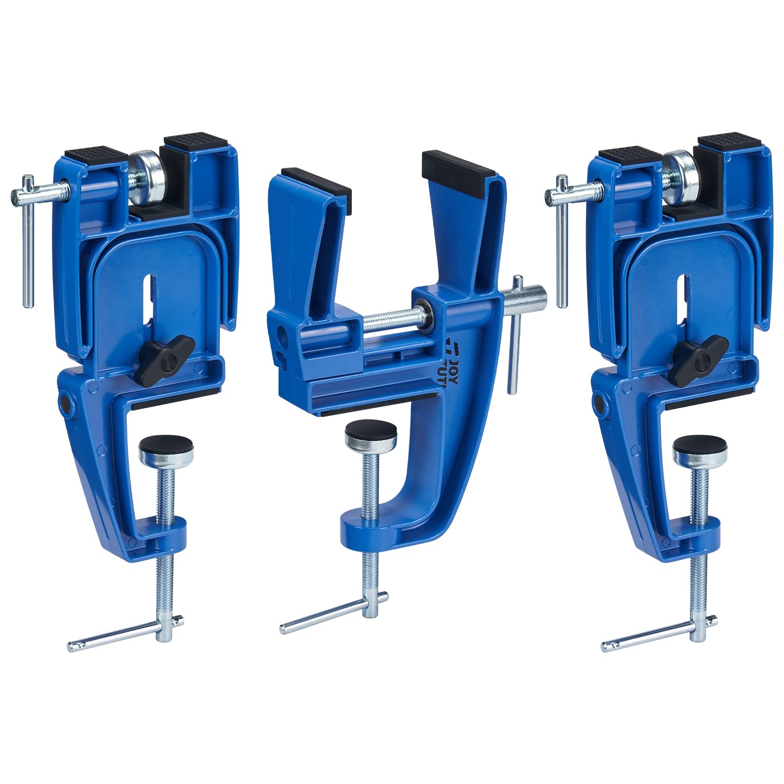 JOYTUTUS center clamp front view holding ski, secure stable tuning