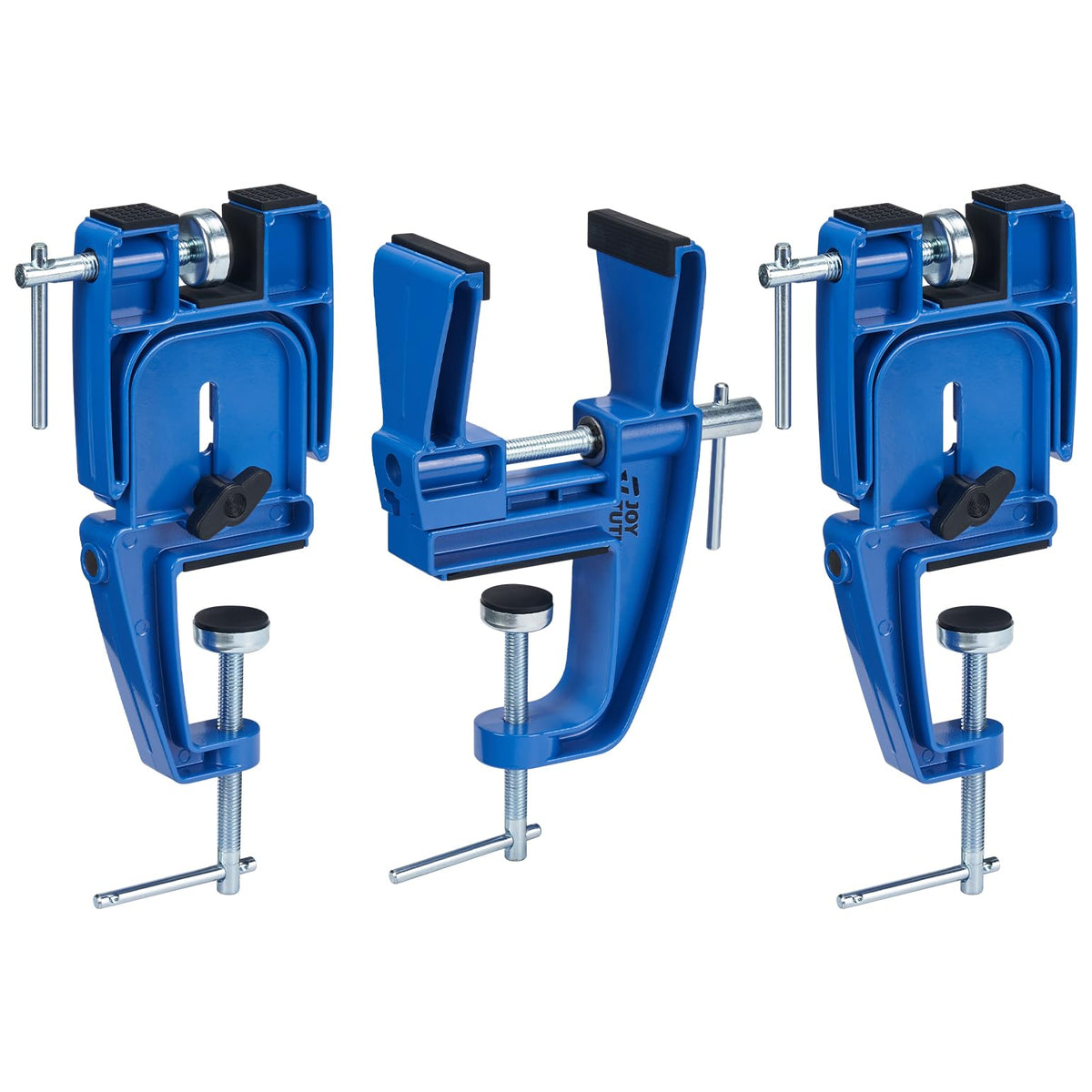 JOYTUTUS center clamp front view holding ski, secure stable tuning