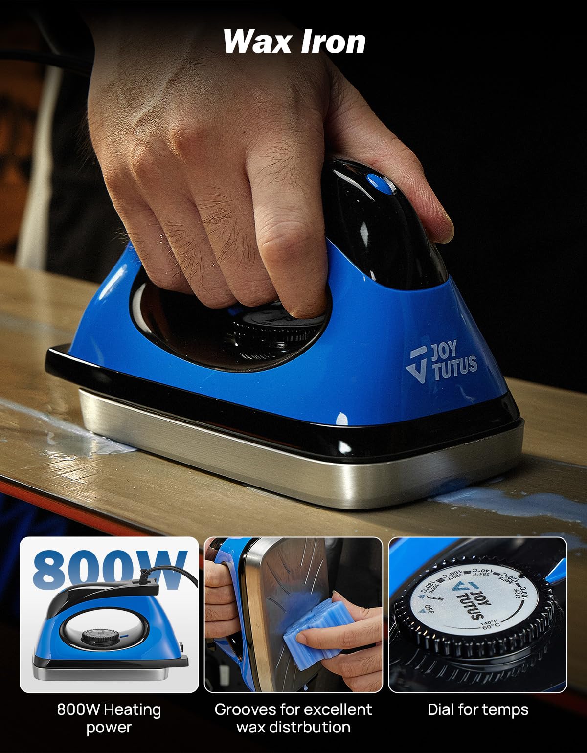 JOYTUTUS edge tuner and 20cm file demonstrating precise edge sharpening