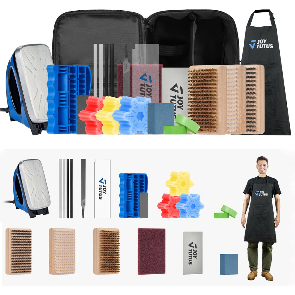 JOYTUTUS carrying case front view showing organized kit for easy transport