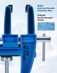 JOYTUTUS height adjustment detail showing 40mm range, versatile setup