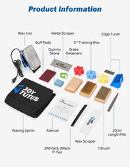 JOYTUTUS waxing iron close-up with ergonomic handle for stable waxing