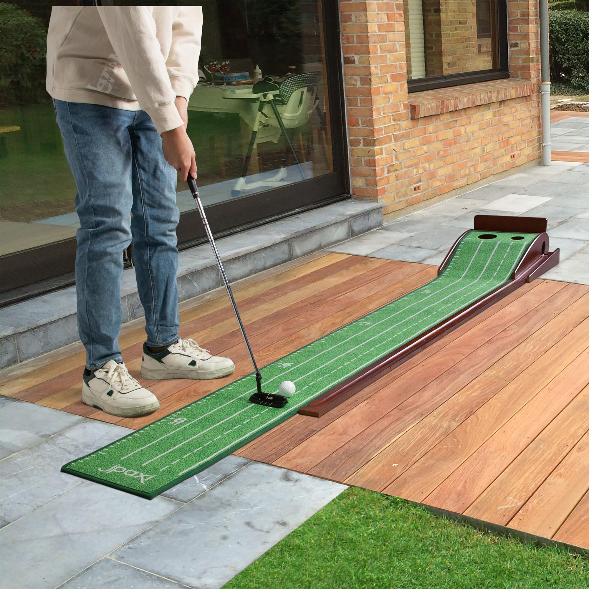 JPAXI mat rolled for transport highlighting portability and easy storage