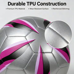 JPHNAN futsal ball held in hand showing size 4 scale for realistic training